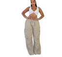 Women’s Drawstring Cargo Trousers