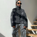 Women’s Lapel Collar Wool Jacket