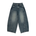 Men's Oversized Wide Leg Denim Pants