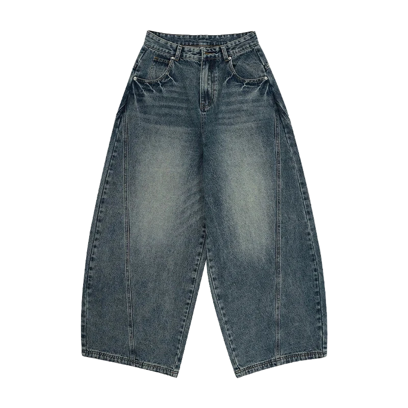 Men's Oversized Wide Leg Denim Pants