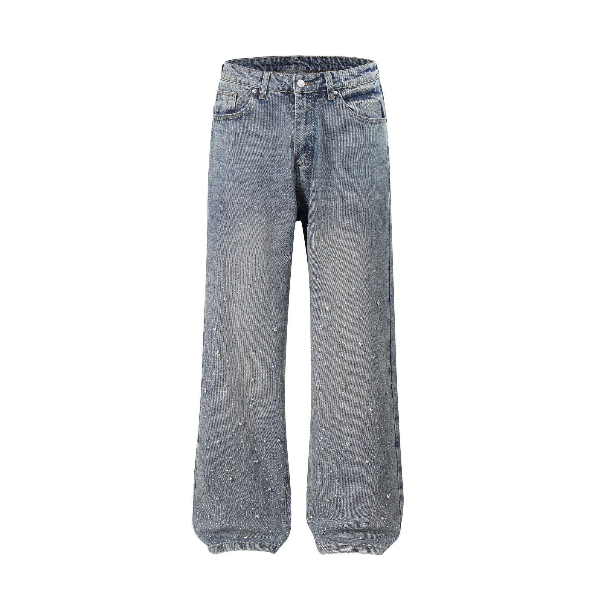 Men's Ropa Hombre Streetwear Solid Casual Denim Trousers