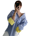 Women's Oversized Pinstripe Shirt