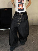 High Waist Baggy Premium Denim