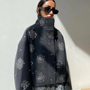 Women’s Lapel Collar Wool Jacket