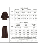 Women's Kimono Style Lace Up Set