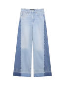 Women’s High Waist Pockets Wide Leg Denim
