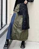 Women's High Waist Cargo Skirt