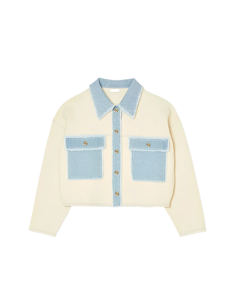 Women's Parkway Denim Patchwork Shirt