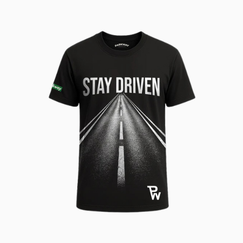 Stay Driven Graphic Tee (Black)