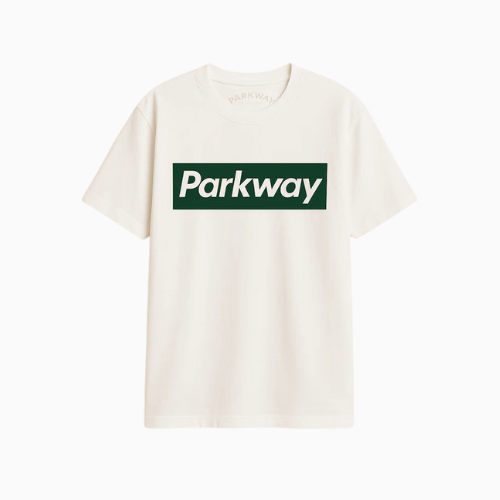 Parkway Core Box Logo Tee (White/Green)