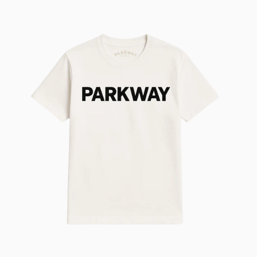 Parkway Standard Logo Tee (White/Black)